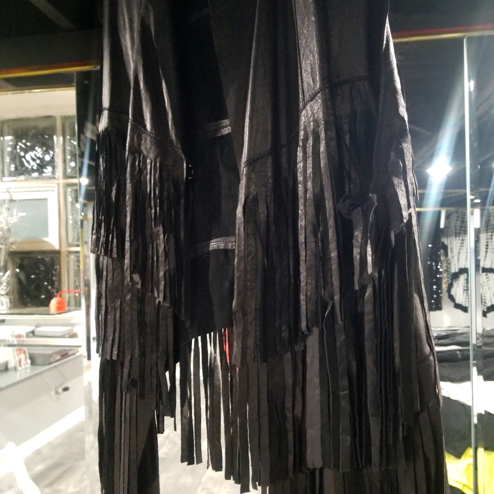 Sean John leather women vest . Used